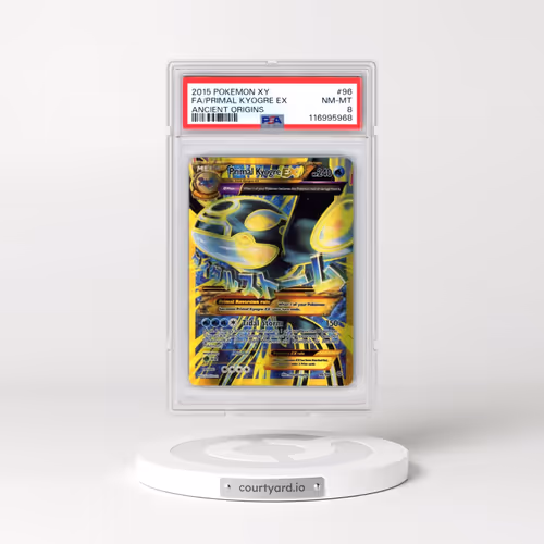 2015 Pokémon XY Ancient Origins #96 Primal Kyogre EX - Holo Full Art (PSA 8 NM-MT)