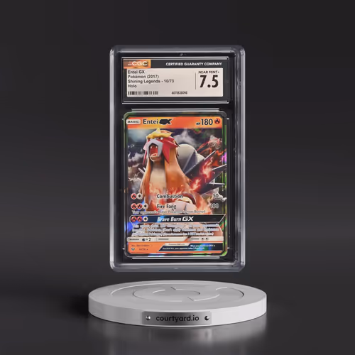 2017 Shining Legends #10/73 Entei GX - Holo (CGC 7.5 NM+)