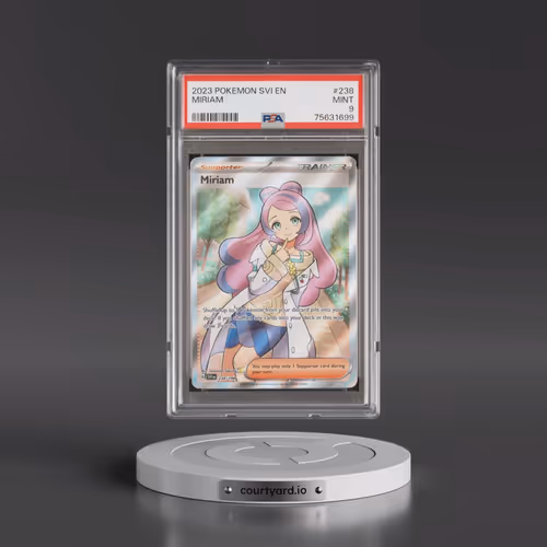 2023 Pokémon Svi EN-Scarlet & Violet #238 Miriam - Ultra Rare (PSA 9 MINT)