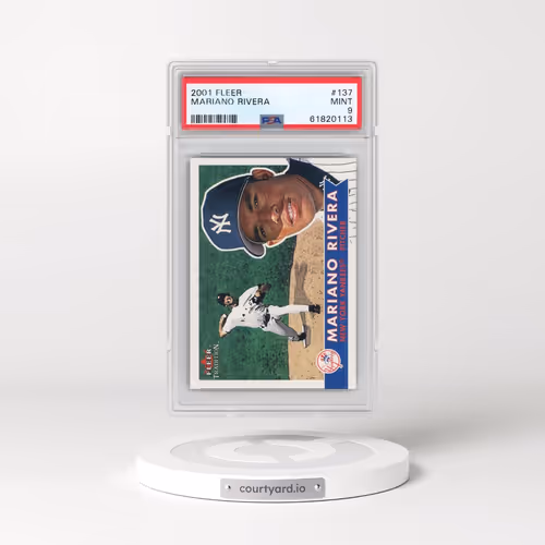 2001 Fleer #137 Mariano Rivera (PSA 9 MINT)
