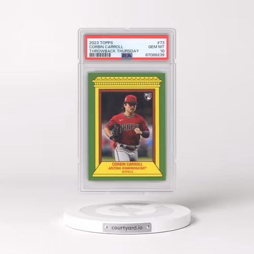 2023 Topps Throwback Thursday #73 Corbin Carroll (PSA 10 GEM MINT)