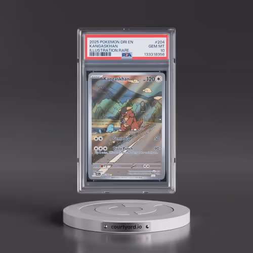 2025 Pokémon Dri EN-Destined Rivals #204 Kangaskhan - Illustration Rare (PSA 10 GEM MINT)