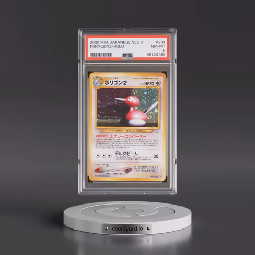 2000 Pokémon Neo 3 #233 PORYGON2 - Holo (PSA 8 NM-MT)