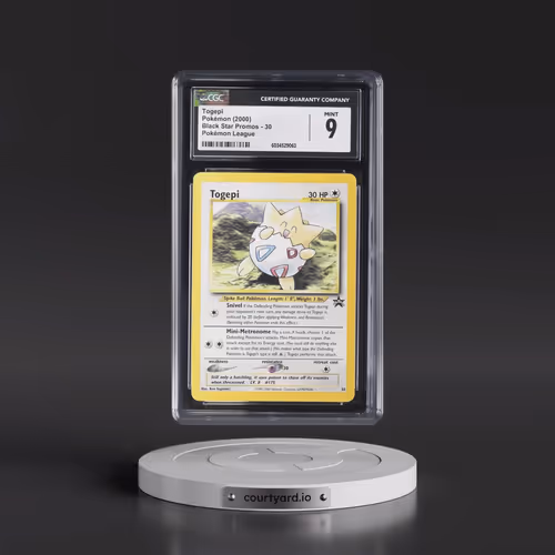 1999 Black Star Promos #30 Togepi - Pokémon League (CGC 9 MINT)