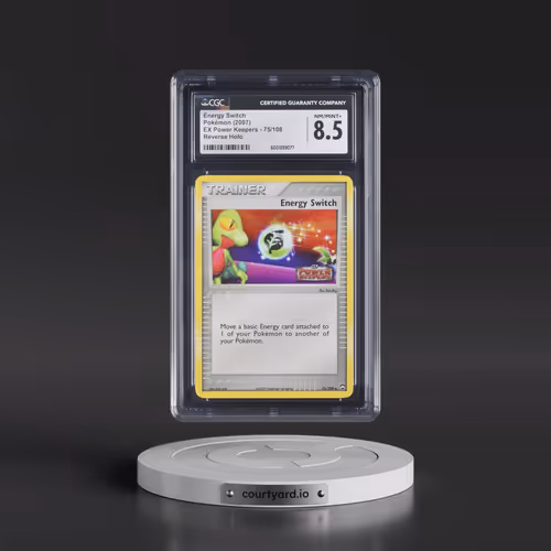 2007 EX Power Keepers #75/108 Energy Switch - Reverse Holo (CGC 8.5 NM-MT+)
