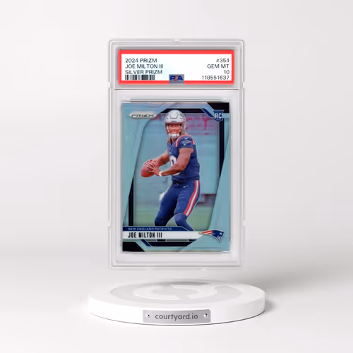 2024 Panini Prizm #354 Joe Milton III - Silver Prizm (PSA 10 GEM MINT)