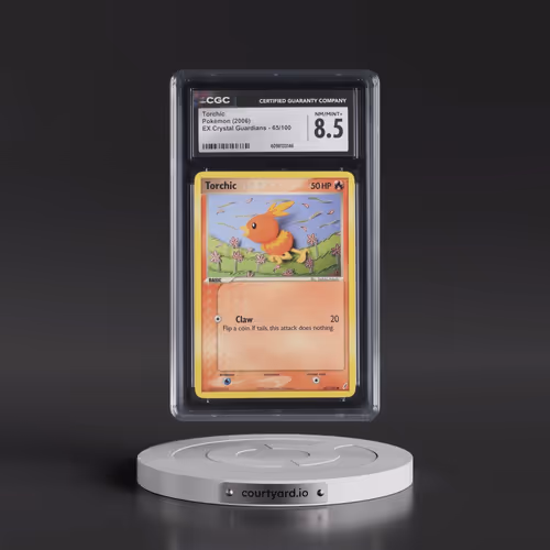 2006 EX Crystal Guardians #65/100 Torchic (CGC 8.5 NM-MT+)