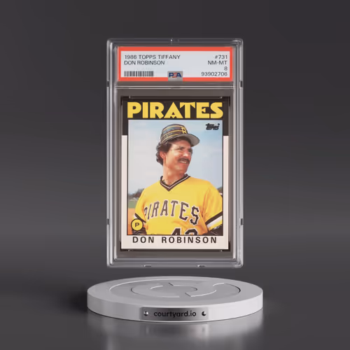 1986 Topps Tiffany #731 Don Robinson (PSA 8 NM-MT)