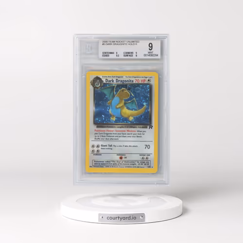 1999 Team Rocket #5 Dark Dragonite - Holo (BGS 9 MINT)