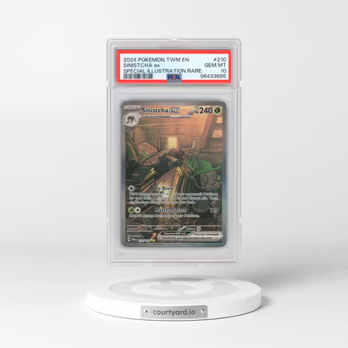 2024 Pokémon Twm EN-Twilight Masquerade #210 Sinistcha EX - Holo Special Illustration Rare (PSA 10 G