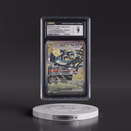 2024 Twilight Masquerade - TWM EN #215/167 Cornerstone Mask Ogerpon ex - Special Illustration Rare (