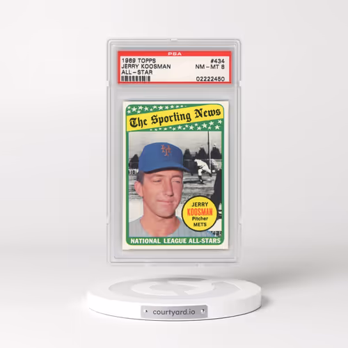 1969 Topps #434 Jerry Koosman - All-Star (PSA 8 NM-MT)