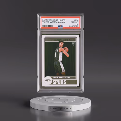 2023 Panini NBA Hoops #298 Victor Wembanyama (PSA 10 GEM MINT)