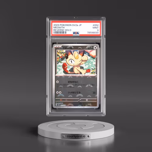 2023 Pokémon Sv2a-Pokemon 151 #052 Meowth - Reverse Holo (PSA 9 MINT)