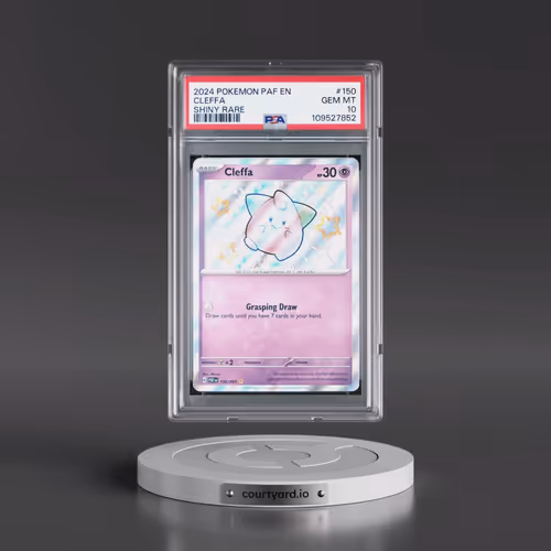 2024 Pokémon Paf EN-Paldean Fates #150 Cleffa - Shiny Rare (PSA 10 GEM MINT)