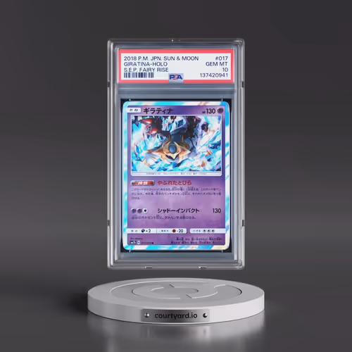 2018 Pokémon Sun & Moon Strength Expansion Pack Fairy Rise #017 Giratina - Holo (PSA 10 GEM MINT)