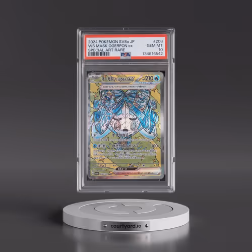 2024 Pokémon Sv8a-Terastal Fest EX #208 Wellspring Mask Ogerpon EX - Holo Special Art Rare (PSA 10 G