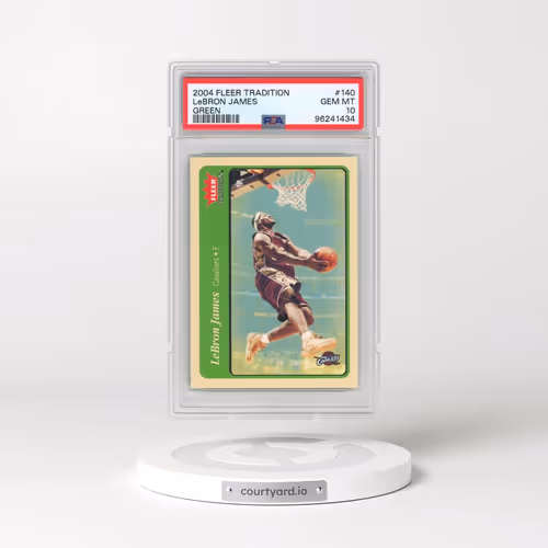 2004 Fleer Tradition #140 LeBron James - Green (PSA 10 GEM MINT)