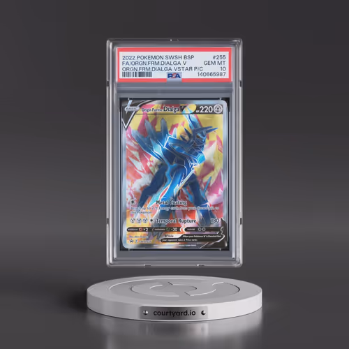 2022 Pokémon Swsh Black Star Promo #255 Origin Forme Dialga V - Holo Full Art Origin Forme Dialga Vs