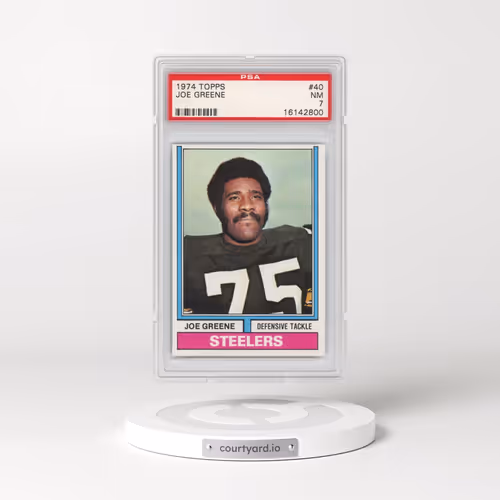 1974 Topps #40 Joe Greene (PSA 7 NM)