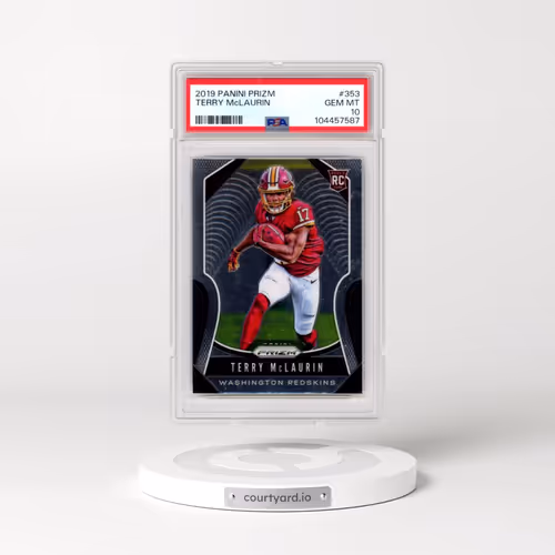2019 Panini Prizm #353 Terry McLaurin (PSA 10 GEM MINT)