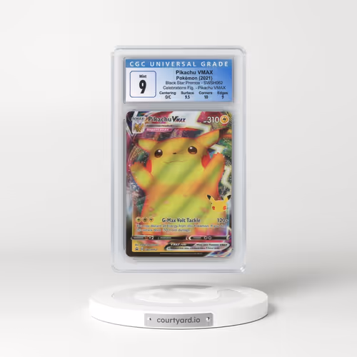 2017 Black Star Promos - Sword & Shield #SWSH062 Pikachu VMAX - Holo Celebrations Figure Collection - Pikachu VMAX (CGC 9 MINT)