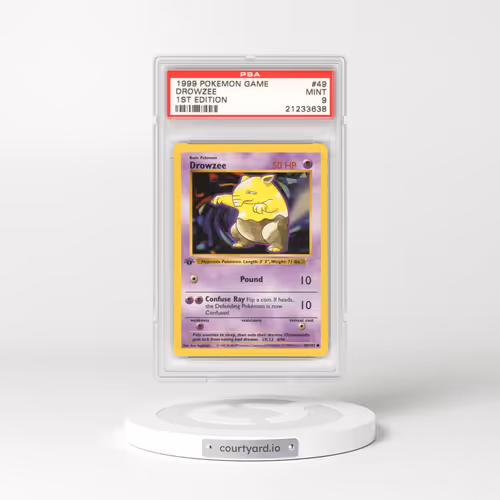 1999 Base Set #49 Drowzee - 1st Edition (PSA 9 MINT)