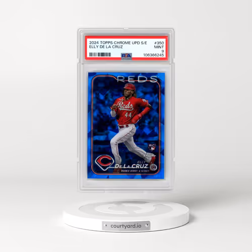 2024 Topps Chrome Sapphire Update Series #350 Elly de La Cruz (PSA 9 MINT)
