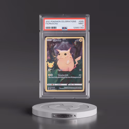 2021 Pokémon Celebrations #005 Pikachu - Full Art (PSA 9 MINT)
