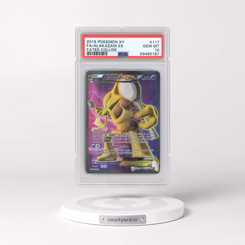 2016 Pokémon XY Fates Collide #117 Alakazam EX - Holo Full Art (PSA 10 GEM MINT)