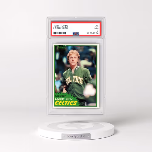 1981 Topps #4 Larry Bird (PSA 7 NM)