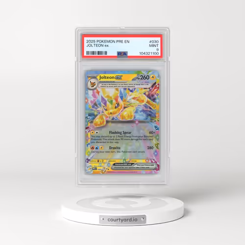 2025 Pokémon Pre EN-Prismatic Evolutions #030 Jolteon EX - Holo (PSA 9 MINT)