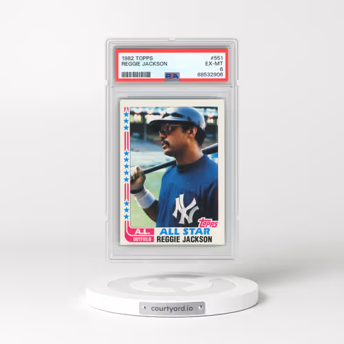 1982 Topps #551 Reggie Jackson (PSA 6 EX-MT)