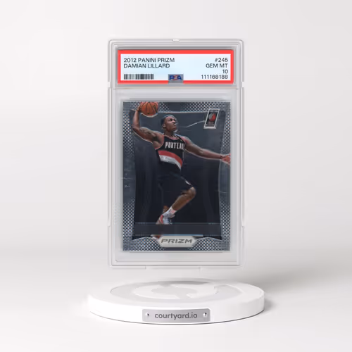 2012 Panini Prizm #245 Damian Lillard (PSA 10 GEM MINT)