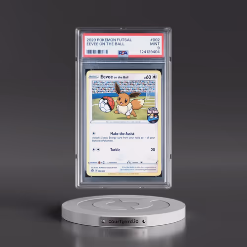 2020 Pokémon Futsal #002 Eevee on the Ball (PSA 9 MINT)