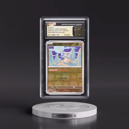 2023 Pokémon Card 151 #104/165 Cubone - Reverse Holo Poké Ball (CGC 10 PRISTINE)