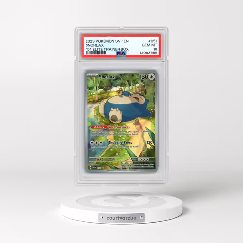 2023 Pokémon Svp EN-SV Black Star Promo #051 Snorlax - 151 Elite Trainer Box (PSA 10 GEM MINT)