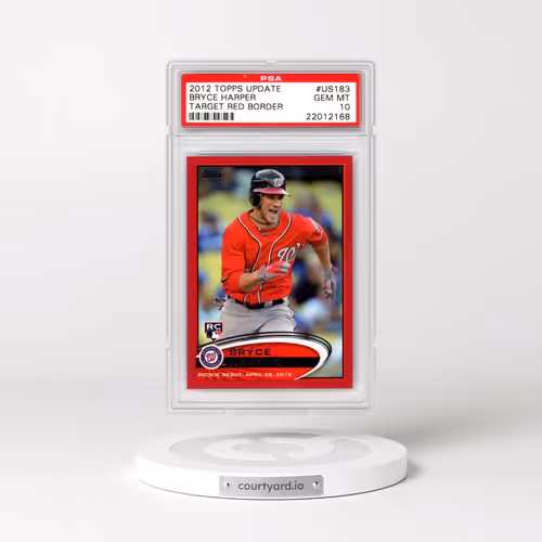 2012 Topps Update #US183 Bryce Harper - Target Red Border (PSA 10 GEM MINT)