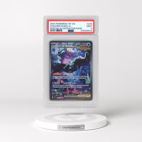 2024 Pokémon Tef EN-Temporal Forces #205 Walking Wake EX - Holo Special Illustration Rare (PSA 9 MIN