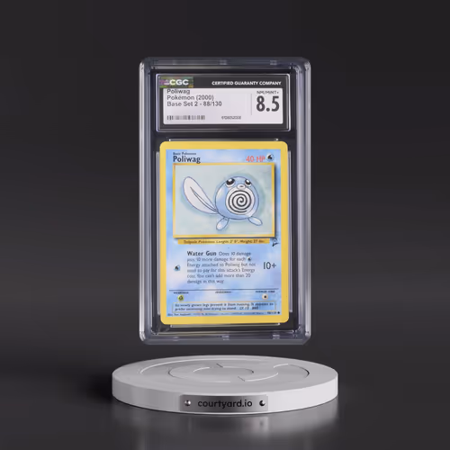 2000 Base Set 2 #88/130 Poliwag (CGC 8.5 NM-MT+)