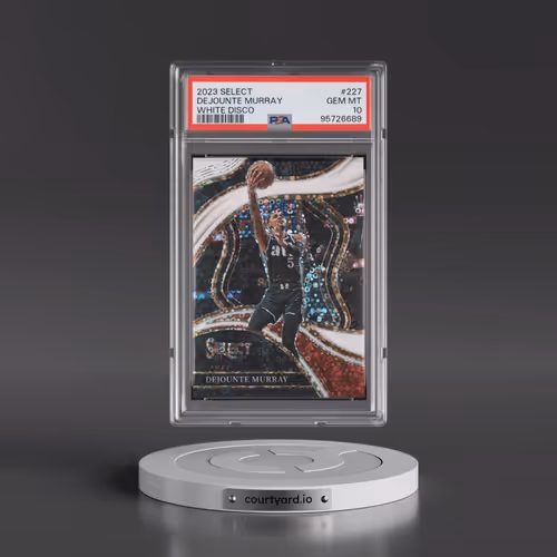 2023 Panini Select #227 Dejounte Murray - White Disco (PSA 10 GEM MINT)