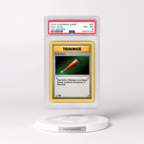 1999 Pokémon Game #82 Full Heal - 1st Edition (PSA 8 NM-MT)