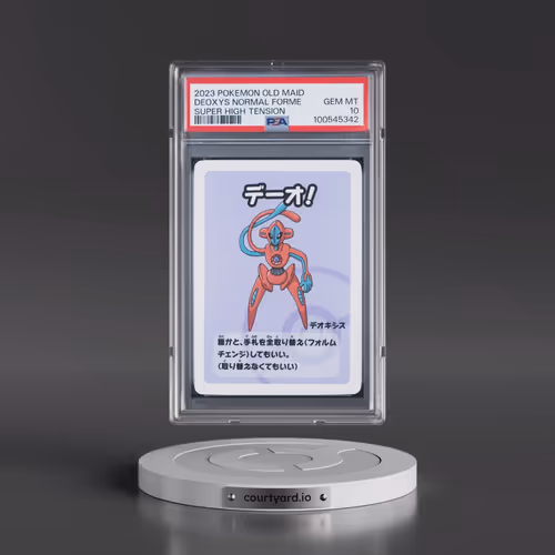2023 Pokémon Old Maid Super High Tension Deoxys Normal Forme (PSA 10 GEM MINT)