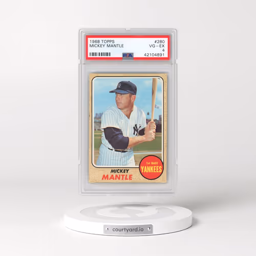 1968 Topps #280 Mickey Mantle (PSA 4 VG-EX)