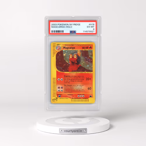 2003 Pokémon Skyridge #H16 Magcargo - Holo (PSA 6 EX-MT)