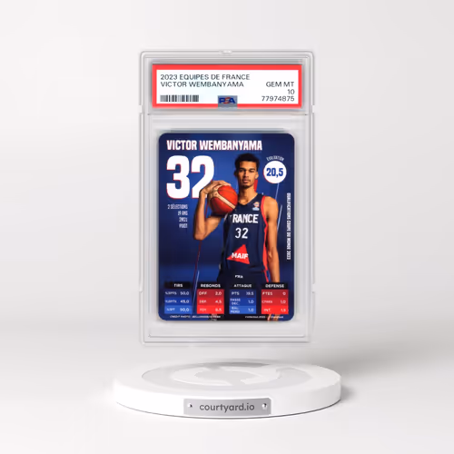 2023 Slam Deck Collection Equipes de France Victor Wembanyama (PSA 10 GEM MINT)