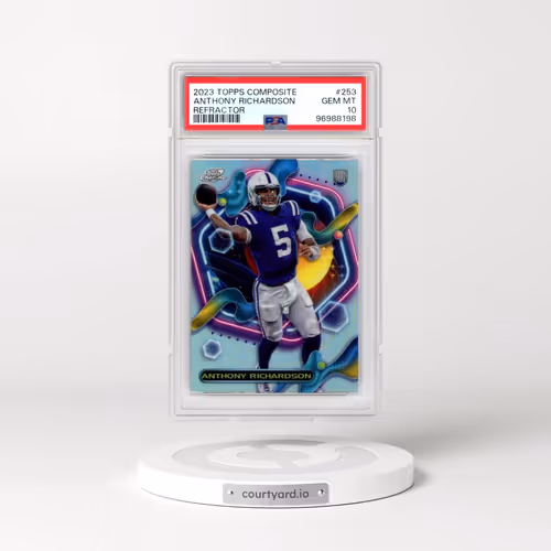2023 Topps Composite #253 Anthony Richardson - Refractor (PSA 10 GEM MINT)