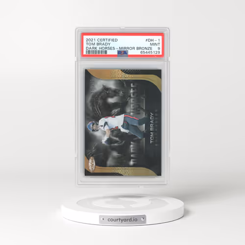 2021 Panini Certified Dark Horses #DH-1 Tom Brady - Mirror Bronze (PSA 9 MINT)