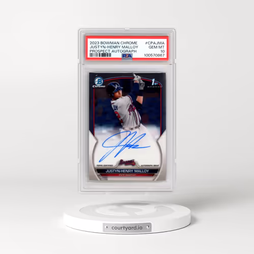 2023 Bowman Chrome Prospect Autographs #CPAJMA Justyn-Henry Malloy (PSA 10 GEM MINT)