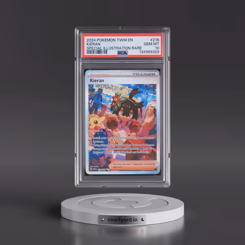 2024 Pokémon Twm EN-Twilight Masquerade #218 Kieran - Special Illustration Rare (PSA 10 GEM MINT)